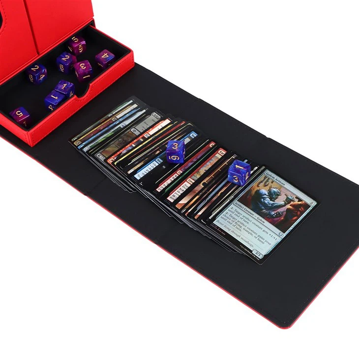 Leather Deck Box Storage Case
