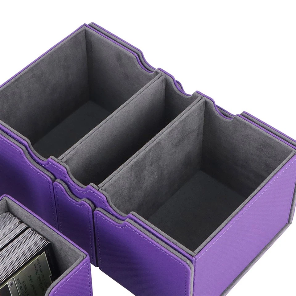 Leather Magnetic Trading Deck Case