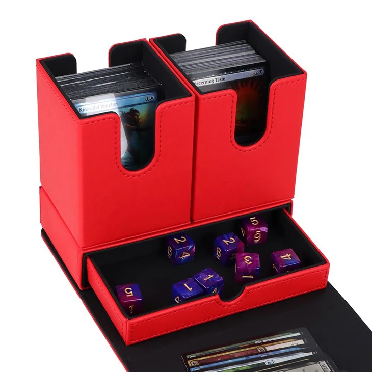 PU Leather Commander Deck Box